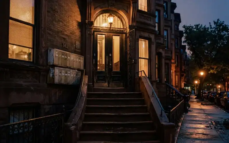 What to Do If ICE Comes to Your Home in New York 2 Entrance of a New York City apartment building where ICE home encounters may occur